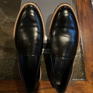New in box Ecco Tailored Loafer size 39 (8-8.5) Black Leather